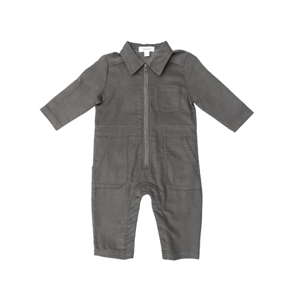 Angel Dear Other - 💛$20 FLASH SALE💛 HP Angel Dear Gray Corduroy Jumpsuit 3-6M NWT